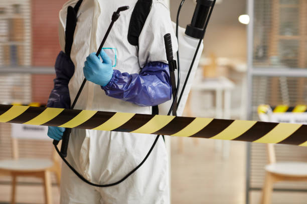 Professional Biohazard Cleanup technician working in Cuyahoga Falls, OH
